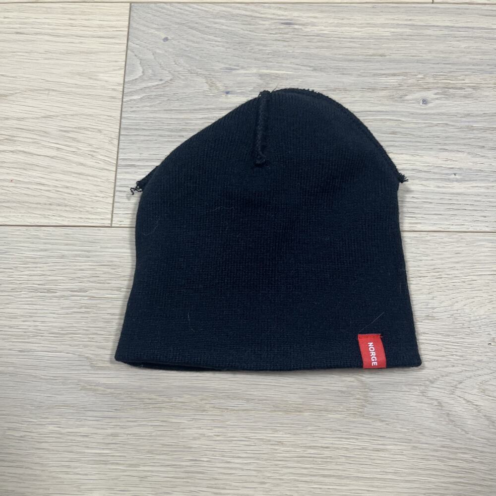 Norway Viking Knit Ski Hat Black - Picture 5 of 5